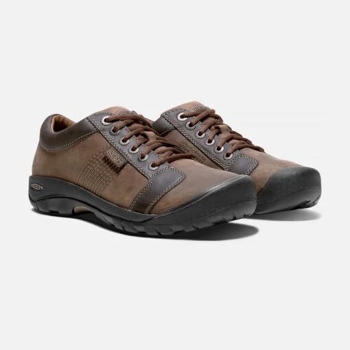 Keen Men's Austin Casual Shoes - Chocolate Brown- Regular (D) - Image 4