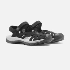 Women's Keen Rose Sandal - Black/Neutral Gray - Regular (B) -Sneakers Shop 1008783 pair
