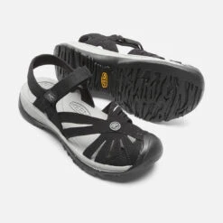 Women's Keen Rose Sandal - Black/Neutral Gray - Regular (B) -Sneakers Shop 1008783 top2
