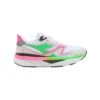 Diadora Women's Atomo V7000 Running Shoe - White/Green Fluo/Pink Fluo -Sneakers Shop 101.179068 D0250 00 HR