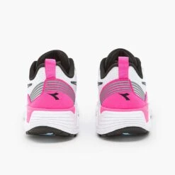 Diadora Women's Vigore 2 Running Shoe - White/Pink Fluo/Black - Regular (B) -Sneakers Shop 101.179072 C6034 20 HR