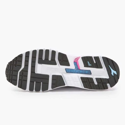 Diadora Women's Vigore 2 Running Shoe - White/Pink Fluo/Black - Regular (B) - Image 6