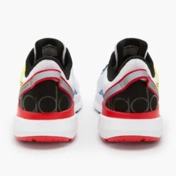 Diadora Men's Mythos Blushield Volo 3 Running Shoe- White/Black/Yellow Fluo - Regular (D) -Sneakers Shop 101.179090 C0008 20 HR