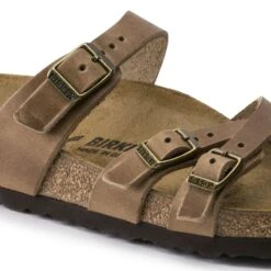 Birkenstock Women's Franca Cork Tobacco Brown Oiled Leather- Regular/Wide -Sneakers Shop 1015930 detail 1