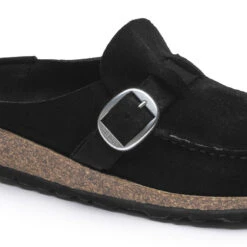 Birkenstock Women's Buckley Suede - Black- Medium/Narrow -Sneakers Shop 1017826 detail 1 1