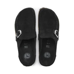 Birkenstock Women's Buckley Suede - Black- Medium/Narrow -Sneakers Shop 1017826 top 1