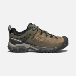 Keen Men's Targhee III Waterproof Hiking Shoe - Bungee Cord/Black - Wide (2E)