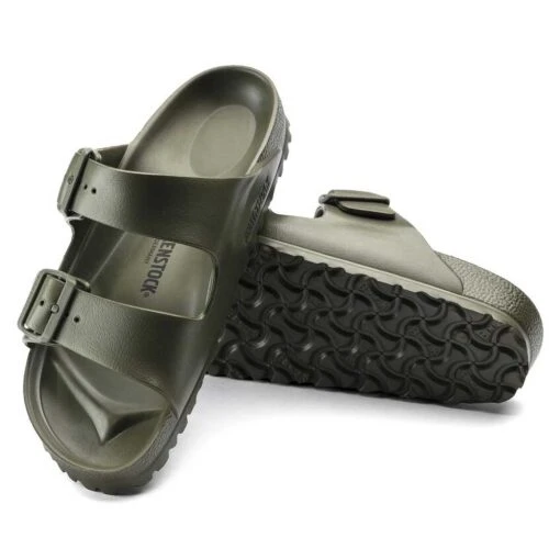 Birkenstock Arizona EVA Sandal - Khaki- Medium/Narrow - Image 6