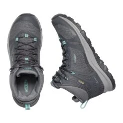 Keen Women's Terradora II Mid Waterproof Hiking Boot - Magnet/Ocean Wave - Regular (B) -Sneakers Shop 1022353 PLD large