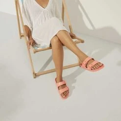 Birkenstock Arizona EVA Sandal - Coral Peach- Medium/Narrow -Sneakers Shop 1022367 f look f