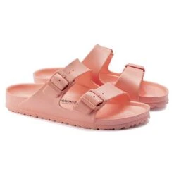Birkenstock Arizona EVA Sandal - Coral Peach- Medium/Narrow -Sneakers Shop 1022367 pair