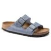 Birkenstock Arizona SFB Oil Leather Sandal - Dusty Blue - Regular/Wide -Sneakers Shop 1022477