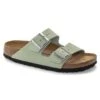 Birkenstock Women's Arizona Nubuck - Matcha- Medium/Narrow -Sneakers Shop 1024116