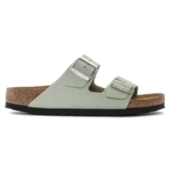 Birkenstock Women's Arizona Nubuck - Matcha- Medium/Narrow -Sneakers Shop 1024116 side