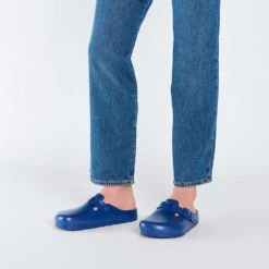 Birkenstock Women's Boston EVA Clog - Navy - Medium/Narrow -Sneakers Shop 1026216 f look m