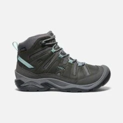Keen Women's Circadia Mid WP Hiking Boot - Steel Grey/Cloud Blue - Regular (B)