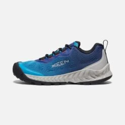 Keen Women's NXIS Speed Hiking Shoe- Fjord Blue/Ombre- Regular (B)