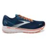 BROOKS Men's Ghost 14 Running Shoe - Titan/Teal/Flame — Regular (D) -Sneakers Shop 110369 488 L Ghost 14