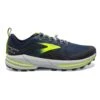 BROOKS Men's Cascadia 16 Trail Running Shoe- Titan/Peacoat/Nightlife- Regular (D) -Sneakers Shop 110376 411 L Cascadia 16