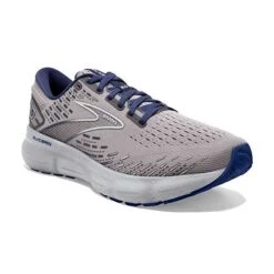 BROOKS Men's Glycerin 20 Running Shoe - Alloy/Grey/Blue Depths - Regular (D) -Sneakers Shop 110382 070 A Glycerin 20