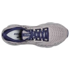 BROOKS Men's Glycerin 20 Running Shoe - Alloy/Grey/Blue Depths - Regular (D) -Sneakers Shop 110382 070 O Glycerin 20