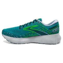 BROOKS Men's Glycerin 20 Running Shoe - Kayaking/Heron/Green Gecko - Regular (D) -Sneakers Shop 110382 386 M Glycerin 20
