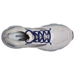 BROOKS Men's Glycerin StealthFit 20 Running Shoe - Oyster/Alloy/Blue Depths - Regular (D) -Sneakers Shop 110384 081 O Glycerin StealthFit 20