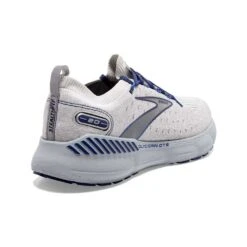 BROOKS Men's Glycerin StealthFit GTS 20 Running Shoe- Oyster/Alloy/Blue Depths- Regular (D) -Sneakers Shop 110385 081 H Glycerin StealthFit GTS 20