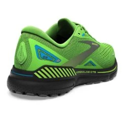 BROOKS Men's Adrenaline GTS 23 Running Shoe - Green Gecko/Grey/Atomic Blue- Regular (D) -Sneakers Shop 110391 373 H Adrenaline GTS 23