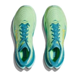Hoka Men's Mach 5 Running Shoe - Lime Glow/Ocean Mist - Regular (D) -Sneakers Shop 1127893 LGOM 2