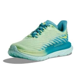 Hoka Men's Mach 5 Running Shoe - Lime Glow/Ocean Mist - Regular (D) -Sneakers Shop 1127893 LGOM 3