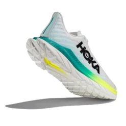 Hoka Men's Mach 5 Running Shoe - White/Blue Glass - Regular (D) -Sneakers Shop 1127893 WBGL 4