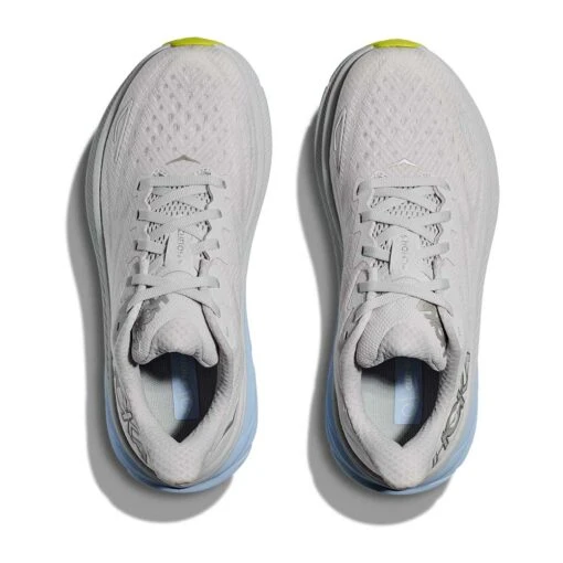 Hoka Women's Clifton 9 Running Shoe - Nimbus Cloud/Ice Water -Wide (D) - Image 5