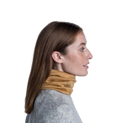Buff Merino Lightweight Multifunctional Neckwear - Mustard - Image 2