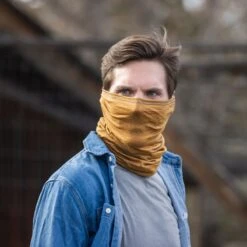 Buff Merino Lightweight Multifunctional Neckwear - Mustard -Sneakers Shop 113010.118 merino lightweight mustard lifestyle11629483239 19814 1