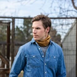 Buff Merino Lightweight Multifunctional Neckwear - Mustard -Sneakers Shop 113010.118 merino lightweight mustard lifestyle21629483237 19823 1