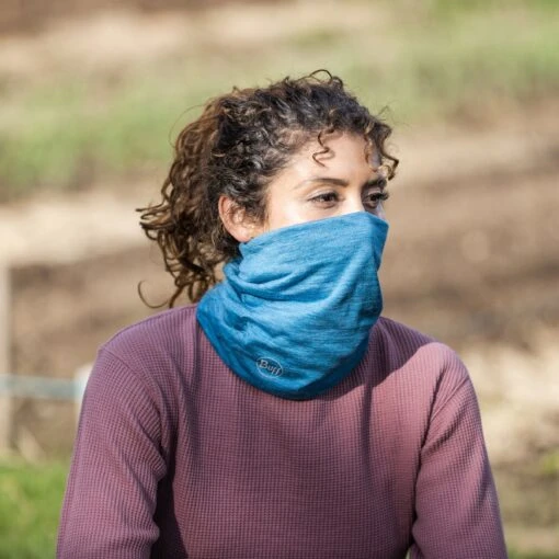 Buff Merino Lightweight -Dusty Blue - Image 5