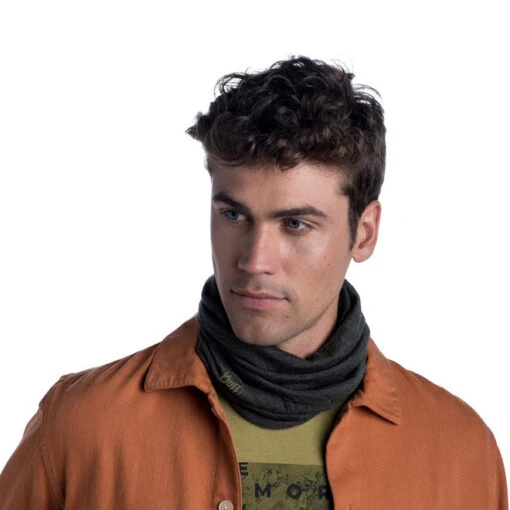 Buff Merino Lightweight Multifunctional Neckwear - Bark - Image 2