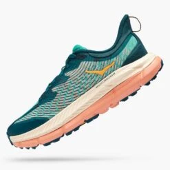 Hoka Women's Mafate Speed 4 Trail Shoe - DeepTeal/Water Garden - Regular (B) -Sneakers Shop 1131056 DTWGR 4