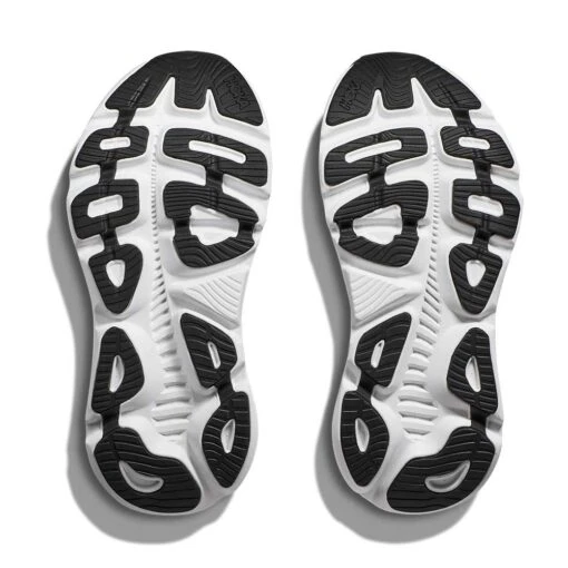 Hoka Men's Gaviota 5 Running Shoe - Black/White - Wide (2E) - Image 7