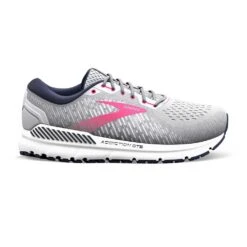 BROOKS Women's Addiction GTS 15 Running Shoe - Oyster/Peacoat/Lilac Rose - Extra Wide (2E)