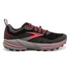 BROOKS Women's Cascadia 16 GoreTEX Trail Running Shoe - Black/Blackened Pearl/Coral - Regular (B) -Sneakers Shop 120364 071 L Cascadia 16 GTX
