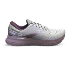 BROOKS Women's Glycerin 20 Running Shoe- White/Orchid/Lavender - Regular (B)