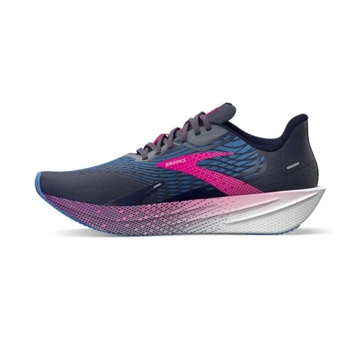 BROOKS Women's Hyperion Max Running Shoe - Peacoat/Marina Blue/Pink Glo - Regular (B) - Image 4