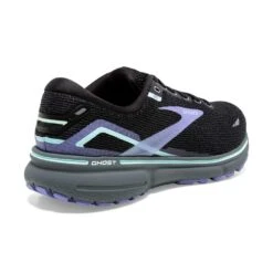 BROOKS Women's Ghost 15 Running Shoe- Black/Jacaranda/Salt- Regular (B) -Sneakers Shop 120380 011 H Ghost 15