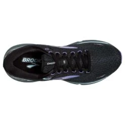 BROOKS Women's Ghost 15 Running Shoe- Black/Jacaranda/Salt- Regular (B) -Sneakers Shop 120380 011 O Ghost 15