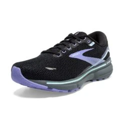 BROOKS Women's Ghost 15 Running Shoe- Black/Jacaranda/Salt- Regular (B) -Sneakers Shop 120380 011 Z Ghost 15
