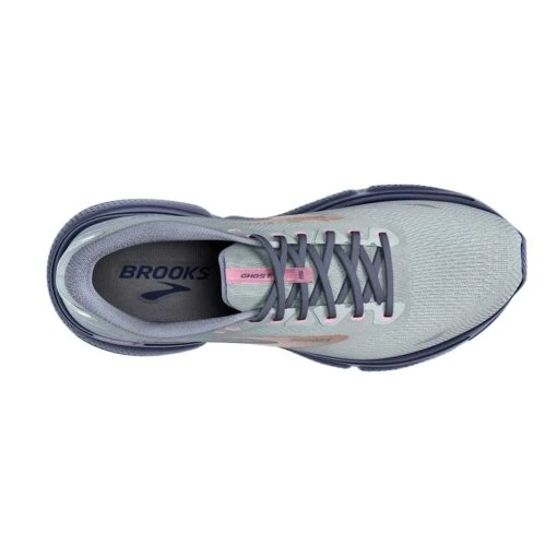 BROOKS Women's Ghost 15 Running Shoe - Spa Blue/Neo Pink/ Copper- Regular (B) - Image 5