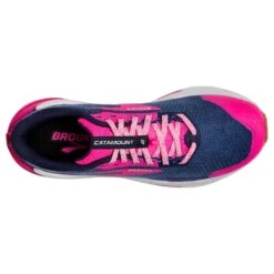 BROOKS Women's Catamount 2 Trail Running Shoe- Peacoat/Pink/Biscuit- Regular (B) -Sneakers Shop 120388 425 O Catamount 2