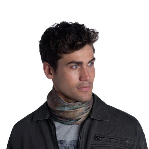 Buff ThermoNet Multifunctional Neckwear - Bosky Moss Green - Image 2